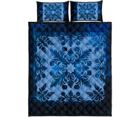 Hawaiian Quilt Double Breadfruit Quilt Bed Set - Polynesian Pride