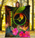 YAP Polynesian Personalised Premium Blanket - Hibiscus and Banana Leaves - Polynesian Pride