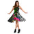 New Caledonia Midi Dress - Turtle Plumeria Banana Leaf Crest - Polynesian Pride