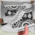 Wallis and Futuna High Top Canvas Shoes - White Tentacle Turtle - Polynesian Pride