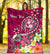 Tonga Custom Personalised Premium Blanket - Turtle Plumeria (Pink) - Polynesian Pride