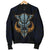 Hawaii Wild Boar Kamapua'a Men's Bomber Jacket - Blue - Hawaiian Mythology Style - Polynesian Pride