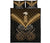 Maori Manaia New Zealand Quilt Bed Set Gold - Polynesian Pride