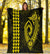 Hawaii Kakau Makau Fish Hook Polynesian Premium Blanket - Yellow - Polynesian Pride