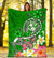 Tonga Premium Blanket - Turtle Plumeria (Green) - Polynesian Pride