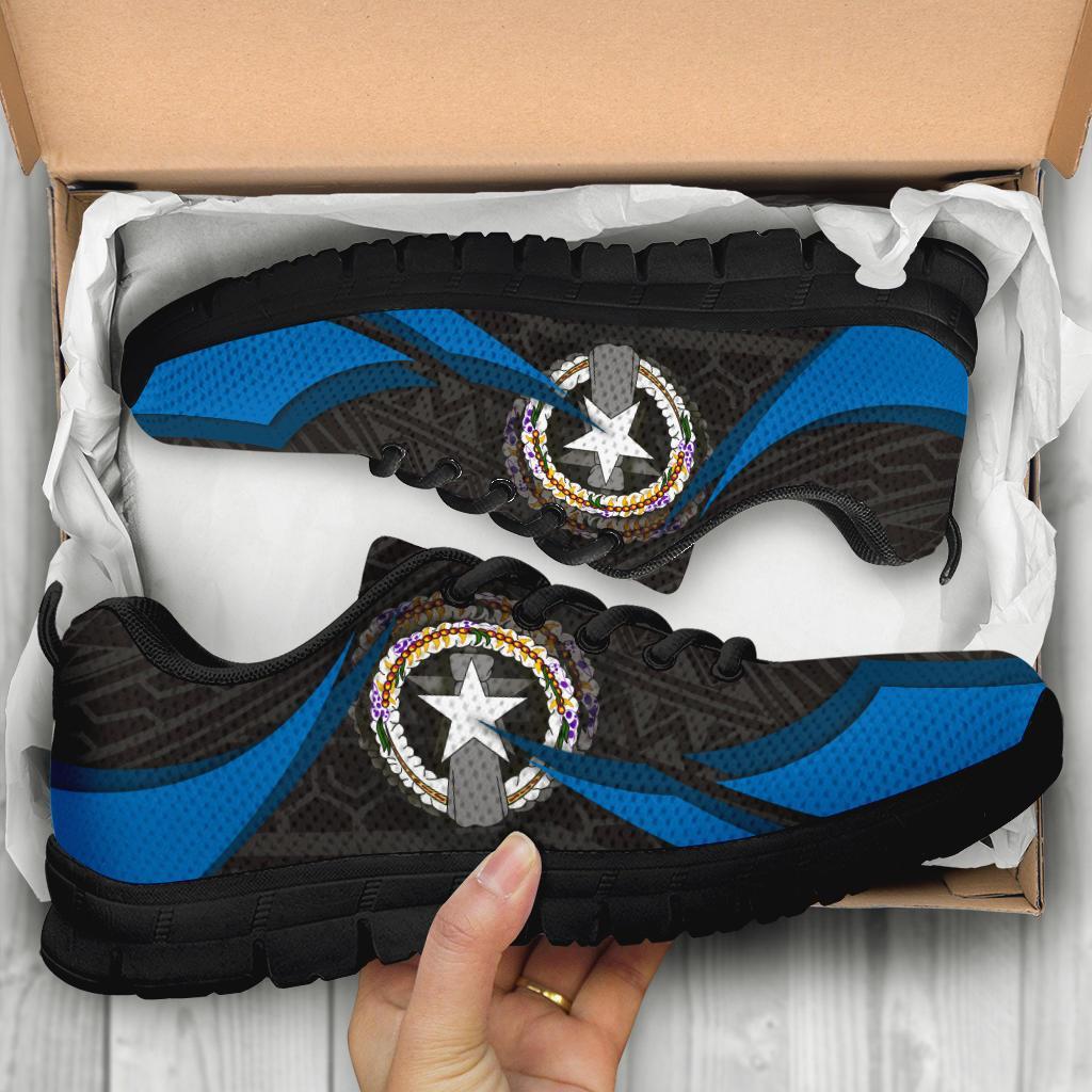 Northern Mariana Islands Sneakers - Northern Mariana Islands Spirit White - Polynesian Pride