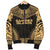 Gambier Islands Polynesian Chief Men's Bomber Jacket - Gold Version - Polynesian Pride