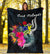 Cook Islands Polynesian Premium Blanket - Tropical Flower - Polynesian Pride