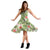 Hawaii Tropical Hibiscus, Plumeria Green Midi Dress - Polynesian Pride