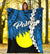 Palau Polynesian Premium Blanket - Tribal Wave Tattoo Flag Style - Polynesian Pride