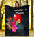 Wallis and Futuna Polynesian Premium Blanket - Tropical Flower - Polynesian Pride