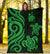 New Caledonia Premium Blanket - Green Tentacle Turtle - Polynesian Pride