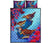 Guam Quilt Bed Set - KoKo Bird With Map - Polynesian Pride