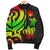 Nauru Men's Bomber Jacket - Reggae Tentacle Turtle - Polynesian Pride