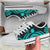 Nauru Low Top Canvas Shoes - Turquoise Tentacle Turtle - Polynesian Pride