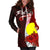 Palau Polynesian Hoodie Dress - Coat Of Arm With Hibiscus - Polynesian Pride