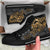 Guam Polynesian High Top Shoes - Gold Turtle Flowing - Polynesian Pride