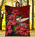 Hawaii Red Hibiscus Humming Bird Premium Blanket - Polynesian Pride