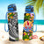 French Polynesia Custom Personalised Hydro Tracking Bottle - Seal Spiral Polynesian Patterns - Polynesian Pride