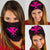 Hawaii Kanaka Map Polynesian Bandana 3 - Pack - Pink One Size Pink - Polynesian Pride