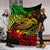 Polynesian Premium Blanket - Reggae Shark Polynesian Tattoo - Polynesian Pride