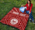 Tahiti Personalised Premium Quilt - Tahiti Seal In Polynesian Tattoo Style (Red) - Polynesian Pride