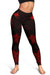 Papua New Guinea Women's Leggings - Red Tentacle Turtle - Polynesian Pride