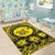 Hawaii Map Honu Hibiscus Polynesian Area Rug AH - Polynesian Pride