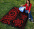 Chuuk Micronesian Premium Quilt - Red Tentacle Turtle - Polynesian Pride