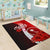 Chuuk Micronesia Area Rug - Coat Of Arm With Hibiscus - Polynesian Pride