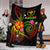 Polynesian Hawaii Premium Blanket - Legend of Kanaka Maoli (Reggae) - Polynesian Pride