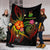 New Caledonia Polynesian Premium Blanket - Legend of New Caledonia (Reggae) - Polynesian Pride