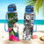 Niue Custom Personalised Hydro Tracking Bottle - Turtle Plumeria Banana Leaf - Polynesian Pride