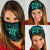 Hawaii Turtle Map Polynesian Bandana 3-Pack - Turquoise One Size Black - Polynesian Pride