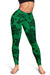 Polynesian Turtle Palm And Sea Pebbles Green Hawaii Women's Leggings AH - Polynesian Pride