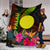 Palau Polynesian Premium Blanket - Hibiscus and Banana Leaves - Polynesian Pride