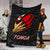 Tonga Premium Blanket - Tonga In Me (Black) - Polynesian Pride