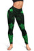 Papua New Guinea Women's Leggings - Green Tentacle Turtle - Polynesian Pride