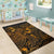 Palau Area Rugs Turtle Hibiscus Gold - Polynesian Pride