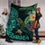 Tiki Polynesian Premium Blanket Turtle Hibiscus - Polynesian Pride