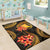 Tokelau Polynesian Area Rug - Gold Plumeria - Polynesian Pride