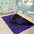 Hawaii Turtle Polynesian Area Rug Circle Style Purple - Polynesian Pride