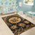 Hawaii Map Honu Hibiscus Polynesian Area Rug AH - Polynesian Pride