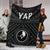 Yap Premium Blanket - Yap Seal With Polynesian Tattoo Style - Polynesian Pride