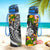 New Caledonia Custom Personalised Hydro Tracking Bottle - Seal Spiral Polynesian Patterns - Polynesian Pride