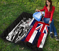 Hawaii King Flag Premium Quilt - Polynesian Pride