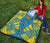 Tuvalu Premium Quilt - Tuvalu Coat Of Arms Polynesian Yellow Tattoo - Polynesian Pride