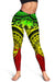 Polynesian Leggings - Guam Flag, Seal with Maui Moana Tattoo - Polynesian Pride