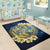 Hawaii Galaxy Yin Yang Turtle Shark Hibiscus Plumeria Rug - Polynesian Pride