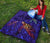 Hawaii Map Kanaka Turtle Premium Quilt - Volcano Style - Galaxy - Polynesian Pride